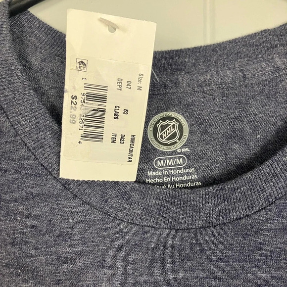 State of Hockey Unisex‎ Medium Blue T-Shirt NWT - Picture 3 of 3